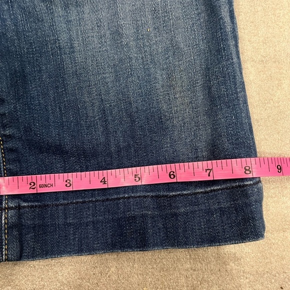 [W27]7 for All Mankind Crop Dojo Women's Low Rise Blue Jeans - Picture 4 of 10